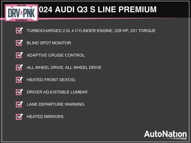 new 2024 Audi Q3 car, priced at $39,741