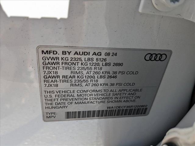 new 2024 Audi Q3 car, priced at $39,741