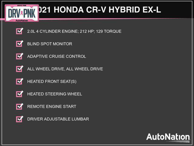 used 2021 Honda CR-V Hybrid car, priced at $24,678