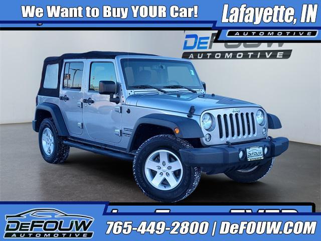 used 2017 Jeep Wrangler Unlimited car, priced at $23,637