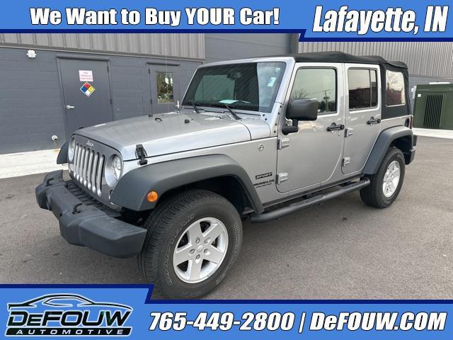 used 2017 Jeep Wrangler Unlimited car, priced at $23,876