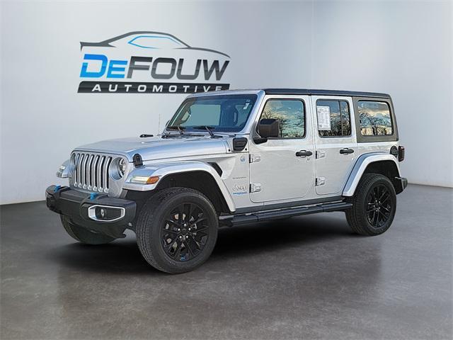 used 2022 Jeep Wrangler Unlimited 4xe car, priced at $33,667