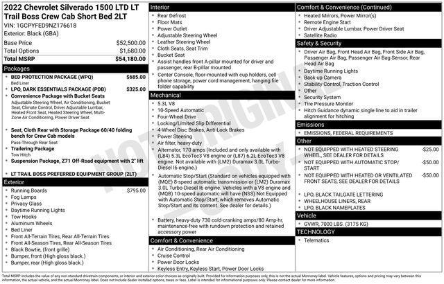 used 2022 Chevrolet Silverado 1500 car, priced at $44,079