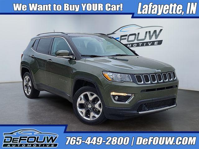 used 2021 Jeep Compass car, priced at $22,100