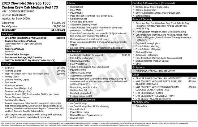 used 2023 Chevrolet Silverado 1500 car, priced at $36,965