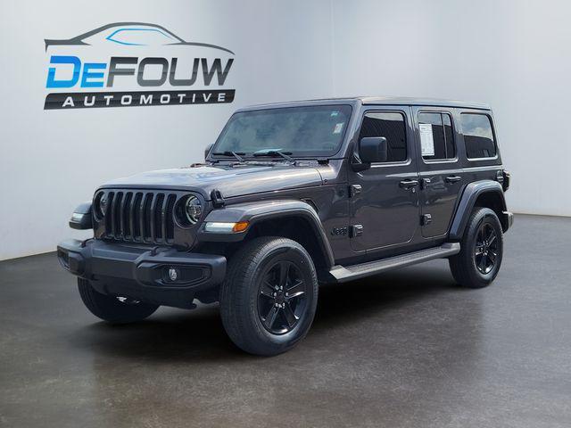 used 2021 Jeep Wrangler Unlimited car, priced at $30,697