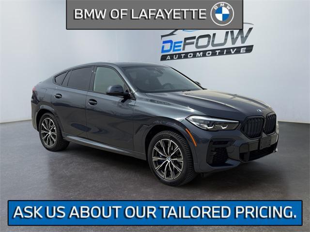 used 2022 BMW X6 car, priced at $62,608