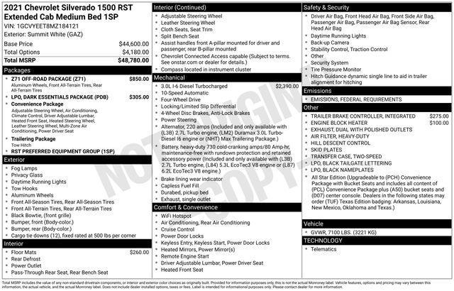 used 2021 Chevrolet Silverado 1500 car, priced at $37,990