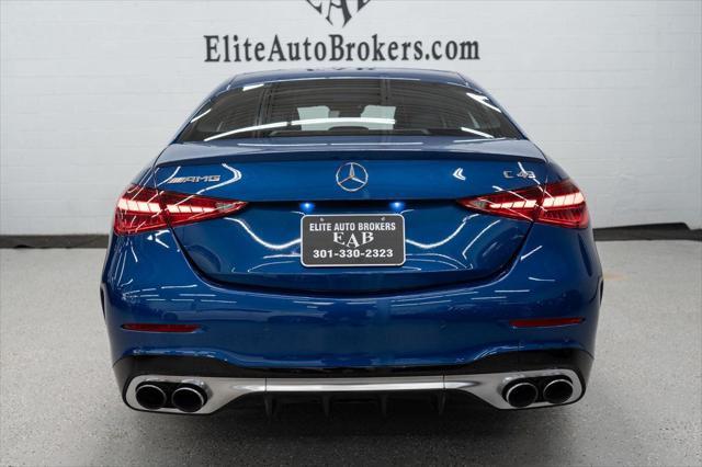 used 2023 Mercedes-Benz AMG C 43 car, priced at $45,000
