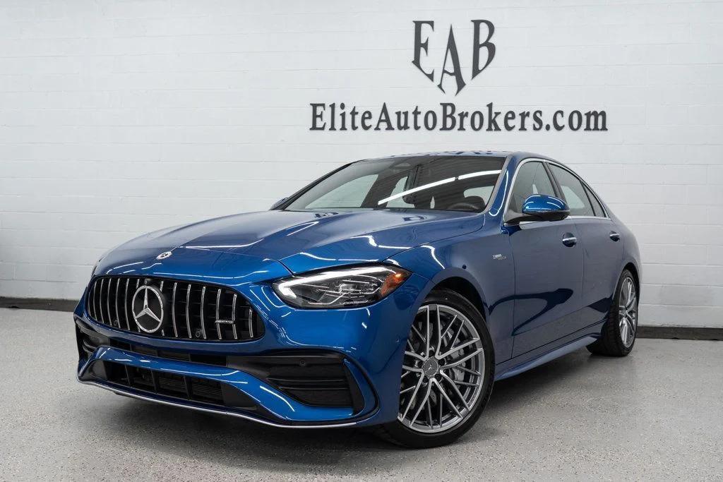 used 2023 Mercedes-Benz AMG C 43 car, priced at $44,897