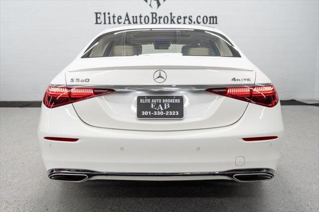 used 2022 Mercedes-Benz S-Class car, priced at $77,500