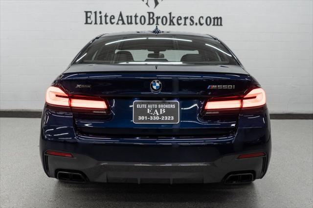 used 2022 BMW M550 car, priced at $55,990