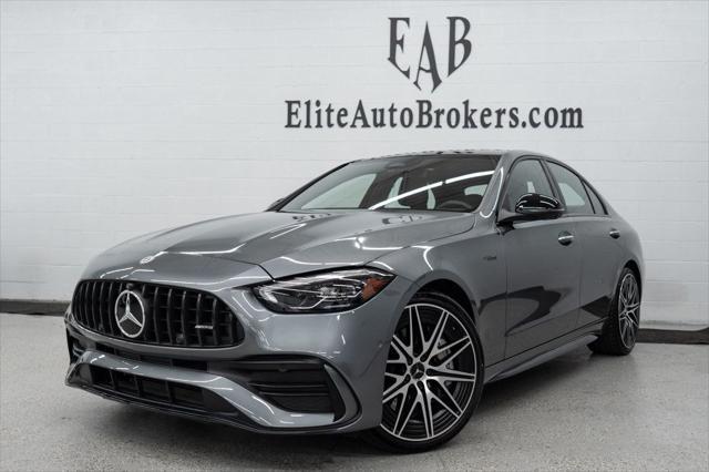 used 2023 Mercedes-Benz AMG C 43 car, priced at $46,500