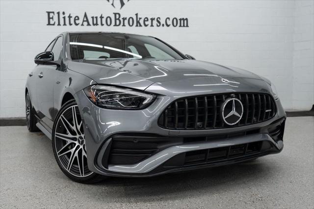 used 2023 Mercedes-Benz AMG C 43 car, priced at $46,500