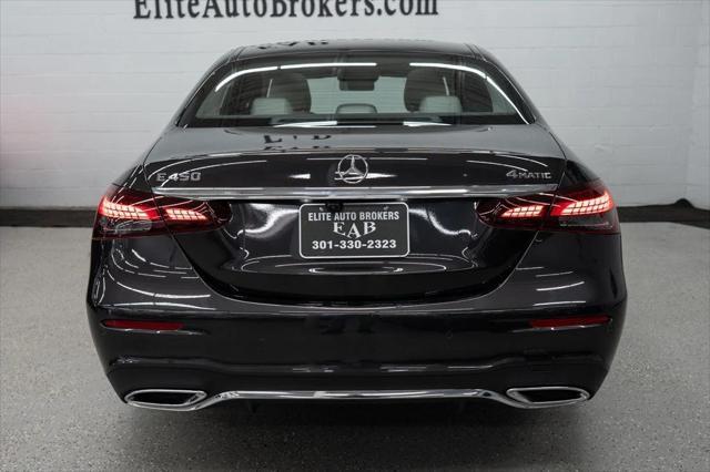 used 2021 Mercedes-Benz E-Class car, priced at $45,000