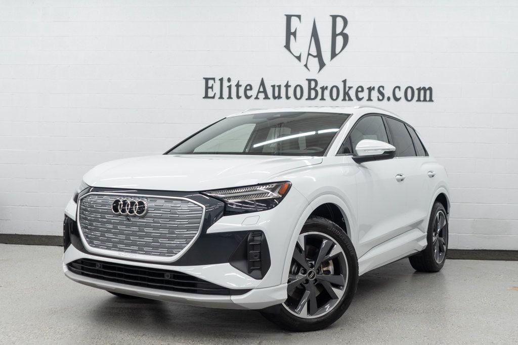 used 2022 Audi Q4 e-tron car, priced at $25,998