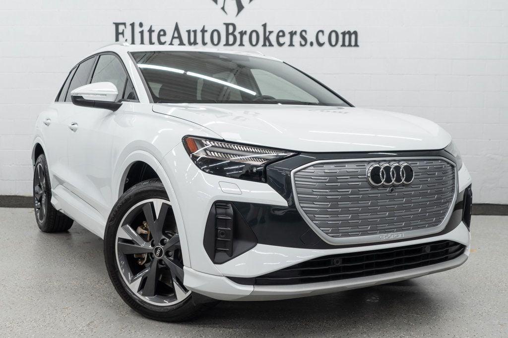 used 2022 Audi Q4 e-tron car, priced at $25,998