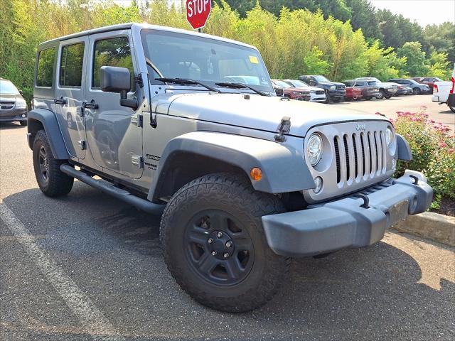 used 2017 Jeep Wrangler Unlimited car, priced at $19,598