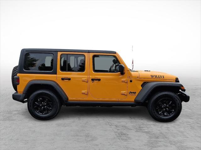 used 2021 Jeep Wrangler car, priced at $33,348