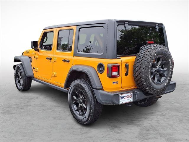 used 2021 Jeep Wrangler car, priced at $33,348