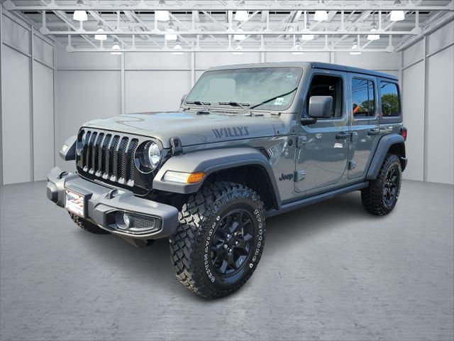 used 2021 Jeep Wrangler Unlimited car, priced at $36,598