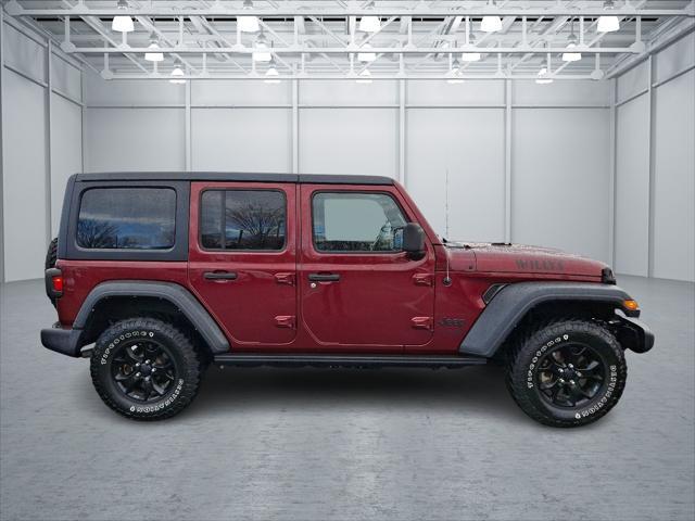 used 2021 Jeep Wrangler car, priced at $34,598