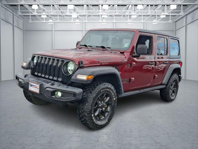 used 2021 Jeep Wrangler car, priced at $34,598