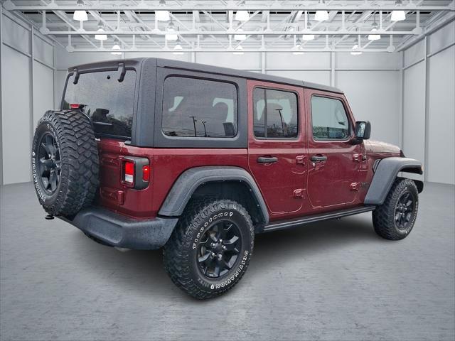 used 2021 Jeep Wrangler car, priced at $34,598