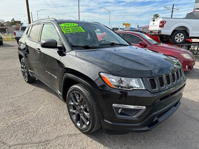 used 2021 Jeep Compass car, priced at $17,999