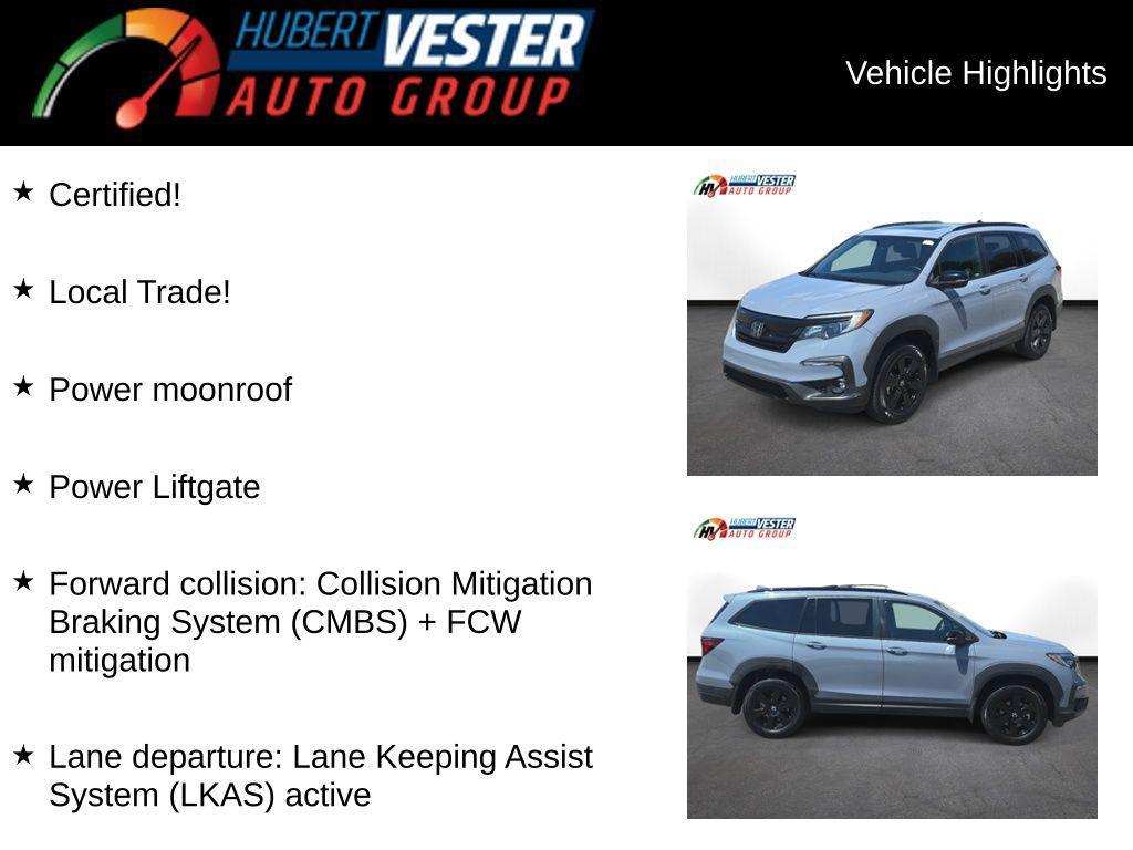 used 2022 Honda Pilot car, priced at $29,100