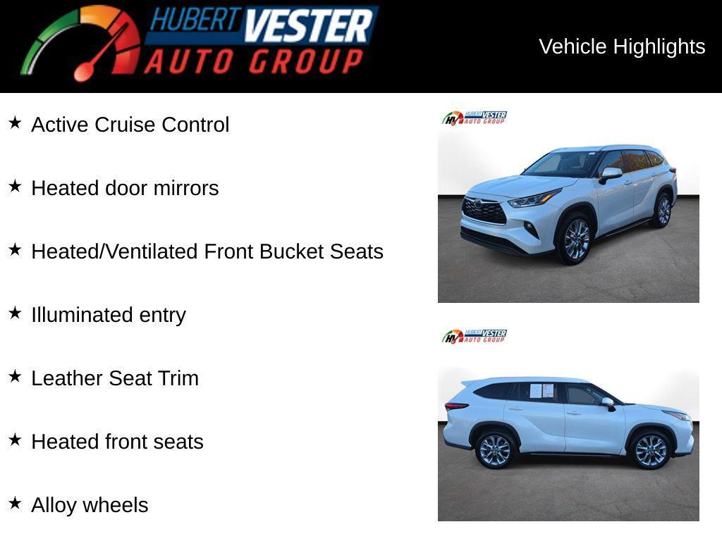 used 2023 Toyota Highlander car, priced at $36,315