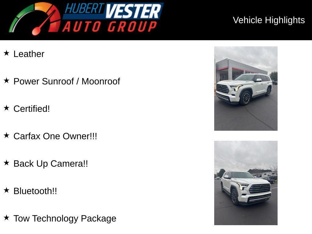 used 2024 Toyota Sequoia car, priced at $67,987