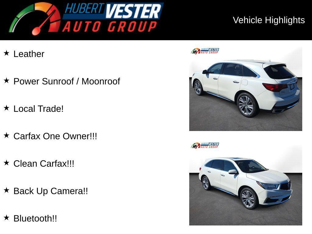 used 2018 Acura MDX car, priced at $20,184