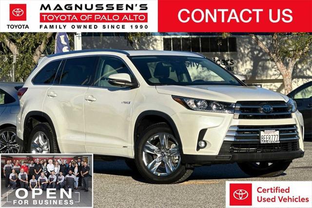 used 2019 Toyota Highlander Hybrid car, priced at $38,999