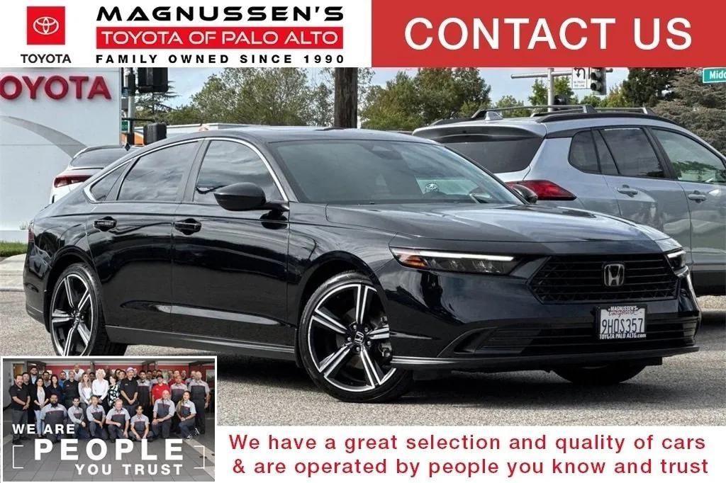 used 2023 Honda Accord Hybrid car, priced at $23,099