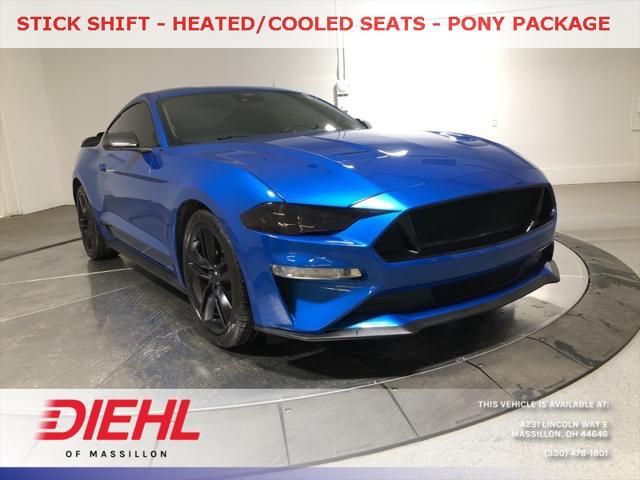 used 2021 Ford Mustang car, priced at $22,300