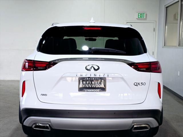 new 2025 INFINITI QX50 car, priced at $48,435