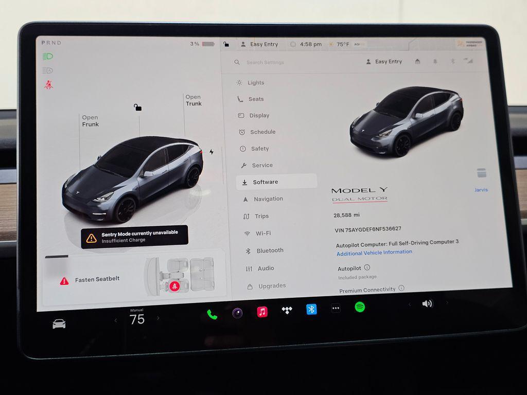 used 2022 Tesla Model Y car, priced at $33,555