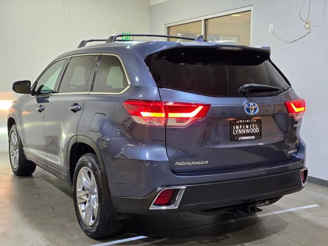 used 2019 Toyota Highlander Hybrid car, priced at $37,625