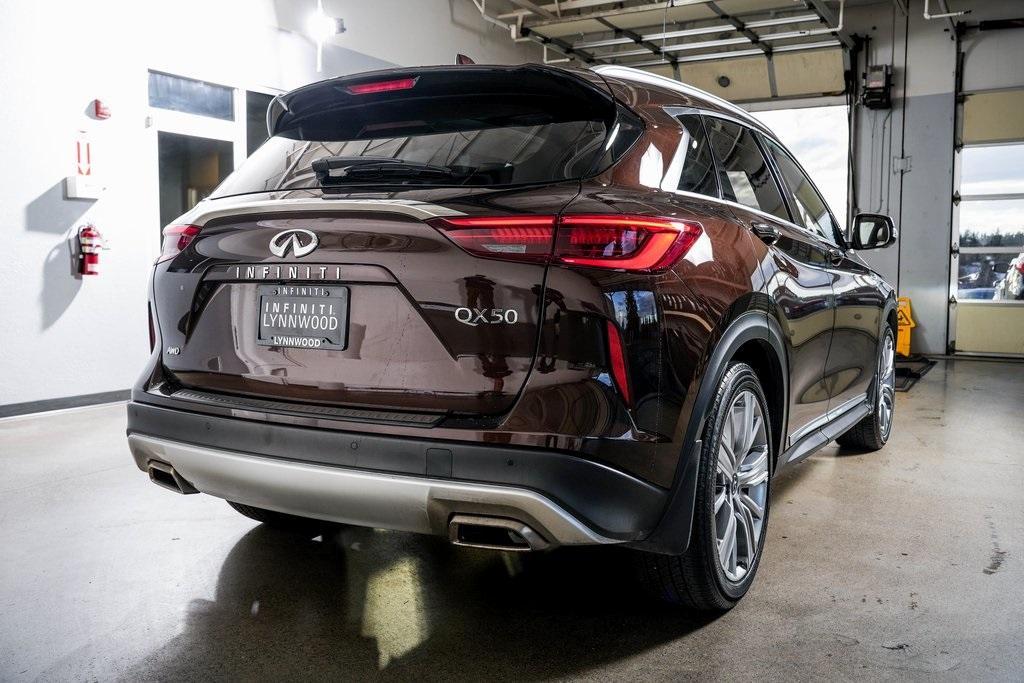 used 2021 INFINITI QX50 car, priced at $34,837