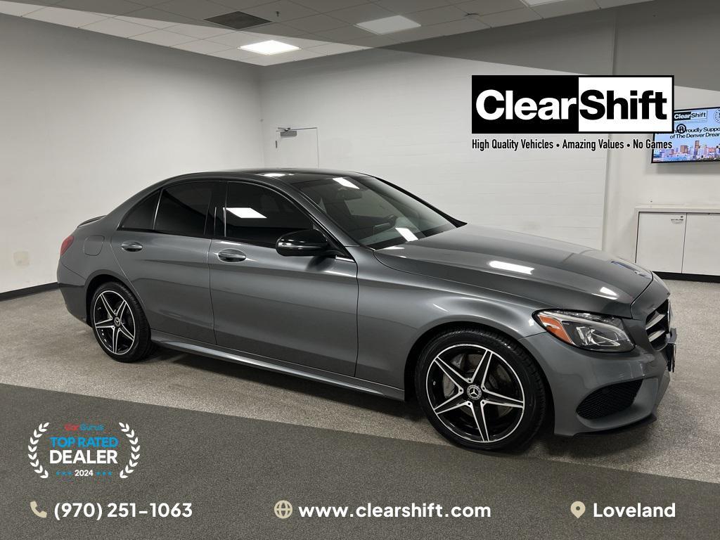 used 2018 Mercedes-Benz C-Class car, priced at $21,969