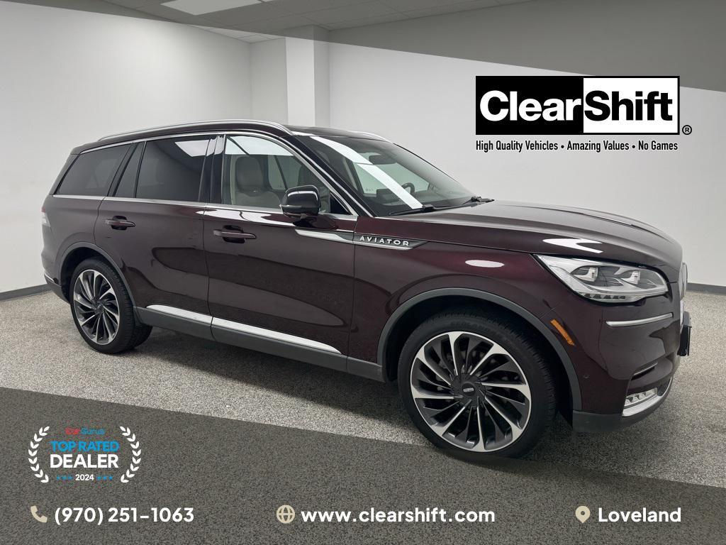 used 2021 Lincoln Aviator car, priced at $38,995