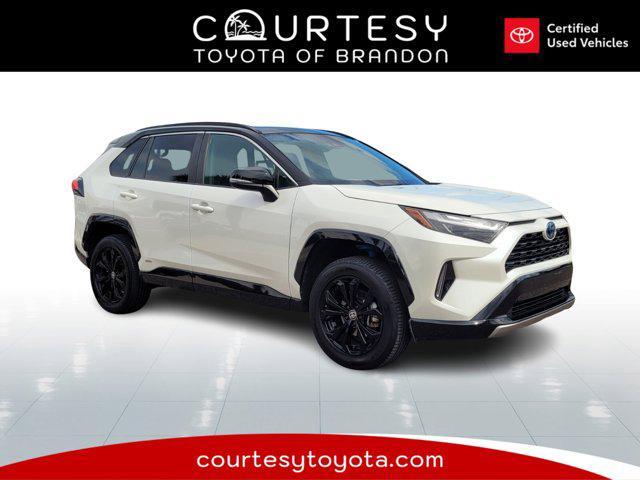 used 2022 Toyota RAV4 Hybrid car, priced at $34,000