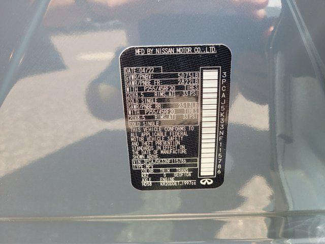 used 2022 INFINITI QX55 car, priced at $32,721