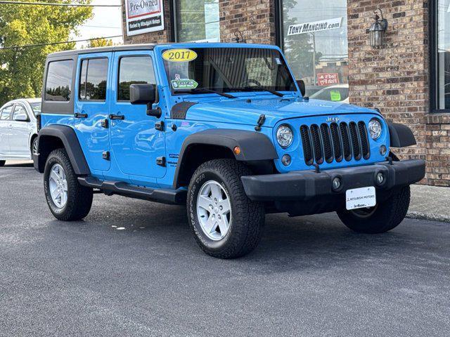 used 2017 Jeep Wrangler Unlimited car, priced at $23,900