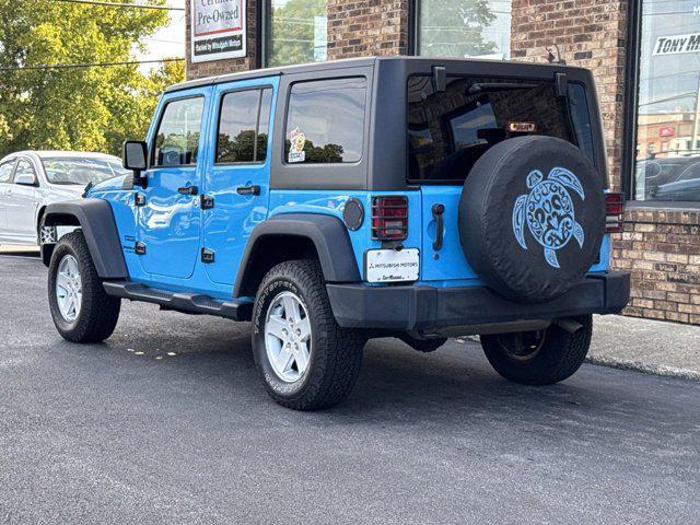 used 2017 Jeep Wrangler Unlimited car, priced at $23,900