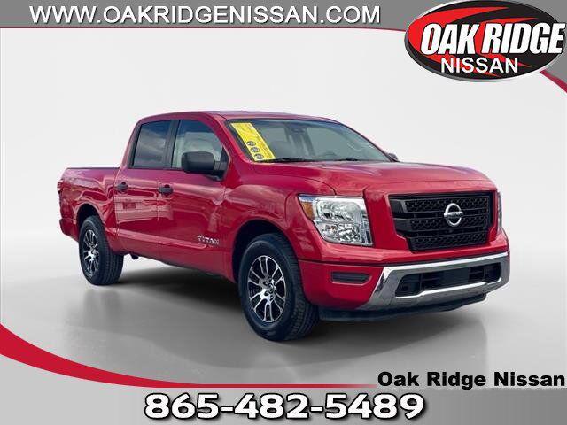 used 2022 Nissan Titan car, priced at $34,995