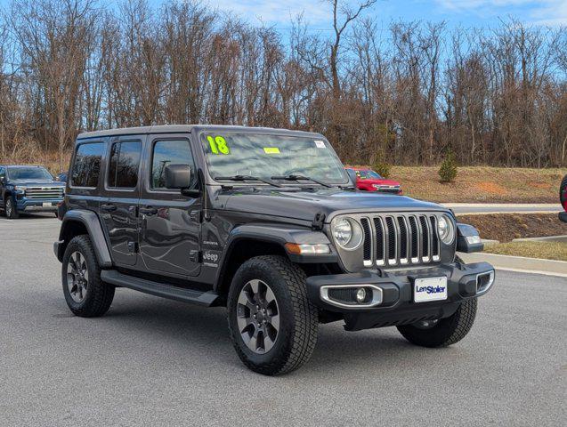 used 2018 Jeep Wrangler Unlimited car, priced at $19,561