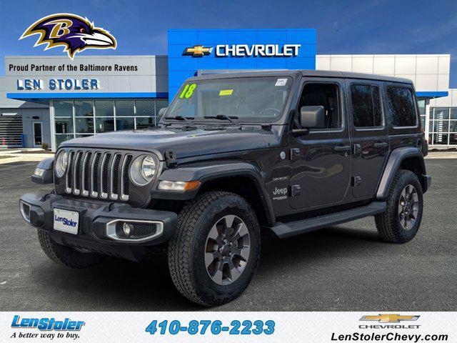 used 2018 Jeep Wrangler Unlimited car, priced at $19,561