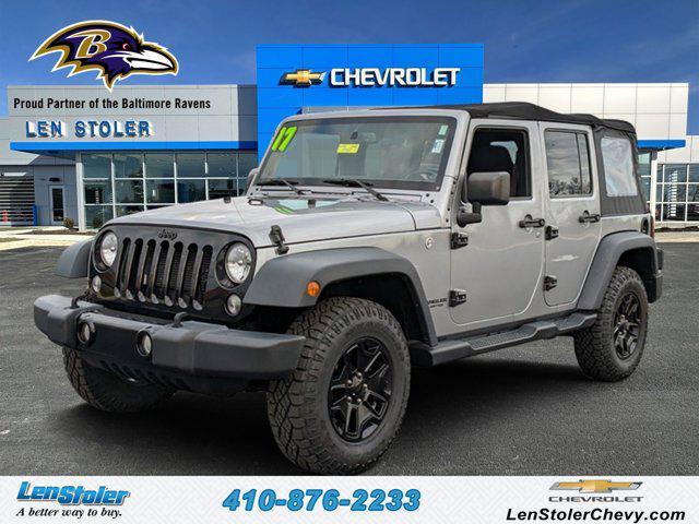 used 2017 Jeep Wrangler Unlimited car, priced at $22,998